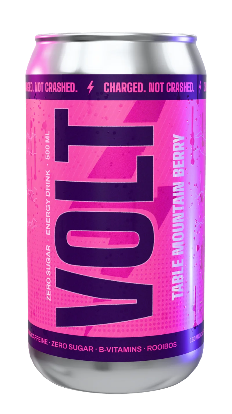 A can of VOLT Table Mountain Berry